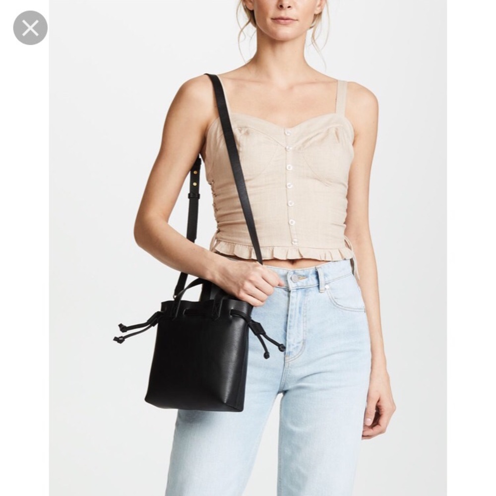 Madewell Mini Transport Tote Bucket Bag